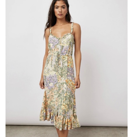 Rails Dresses & Skirts - Rails Adalyn Dress in Gardenia Print Floral Midi Dress size Small bohemian